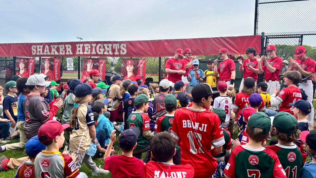 Shaker Heights High School baseball players